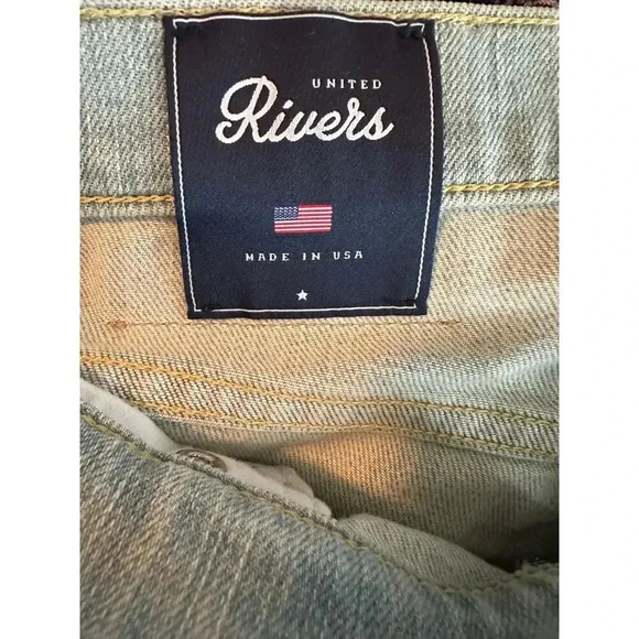 United Rivers KANSAS RIVER LIGHT DENIM JEANS NEW NWOT - Picture 10 of 11